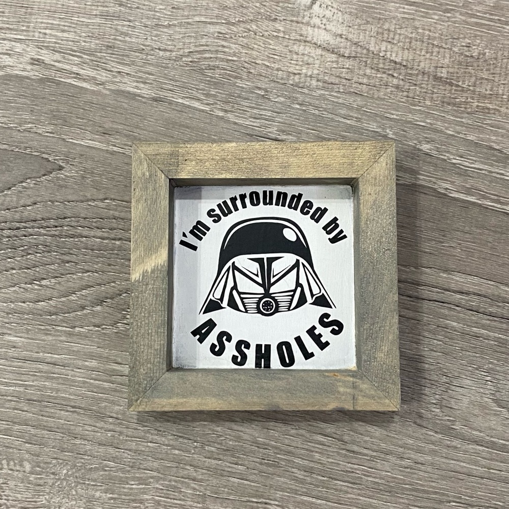 Spaceballs Handcrafted wood sign